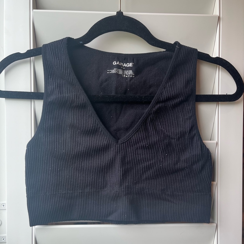 Garage v-neck tank top